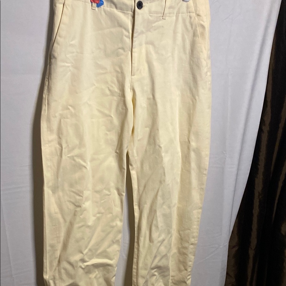 Zara Cream Chinos Versatile Cotton Blend